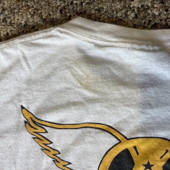 Vintage 80s 1989 Aerosmith Pump Tour Band Rock T-Shirt Size L Brockum - Picture 5 of 9